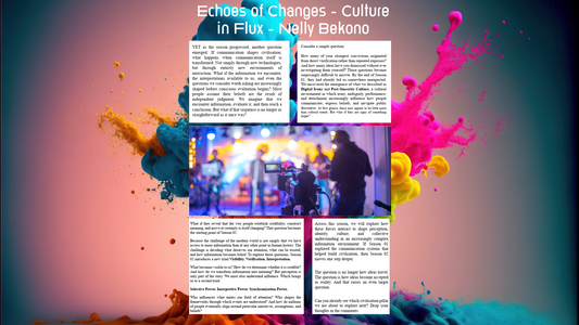 Why Should we Talk About Culture?